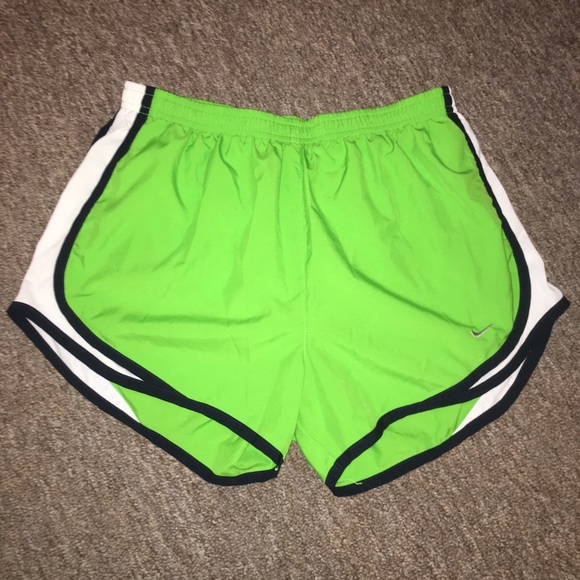 lime nike shorts